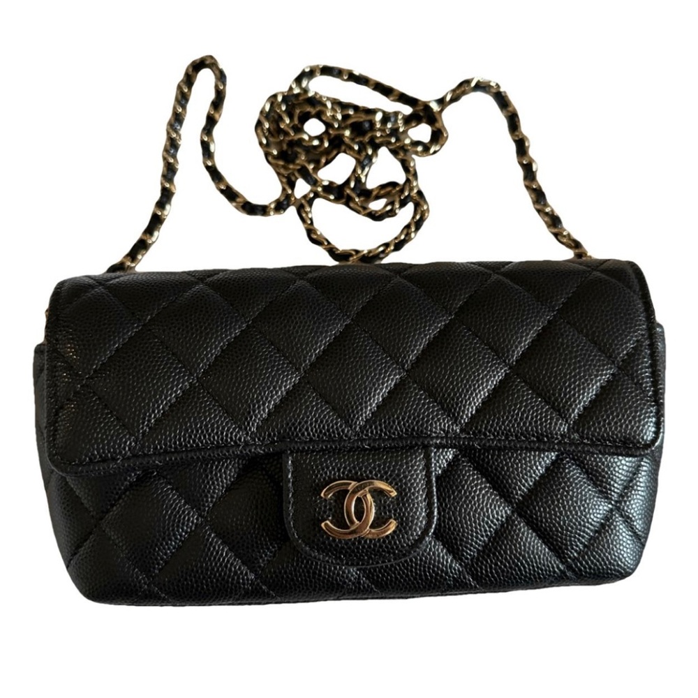 Brand new never worn! Chanel mini cross body Gold hardware caviar purse